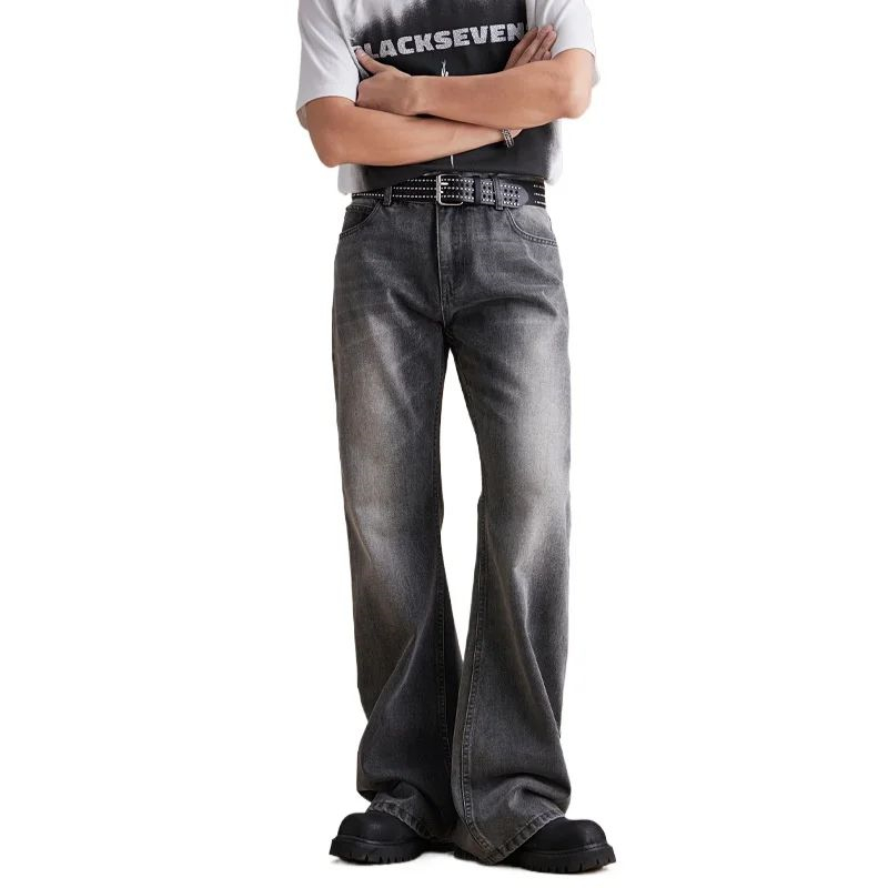 Men'S Fashion Jeans And Boots - 남성 한국 스트리트웨어 빈티지 패션 루즈핏