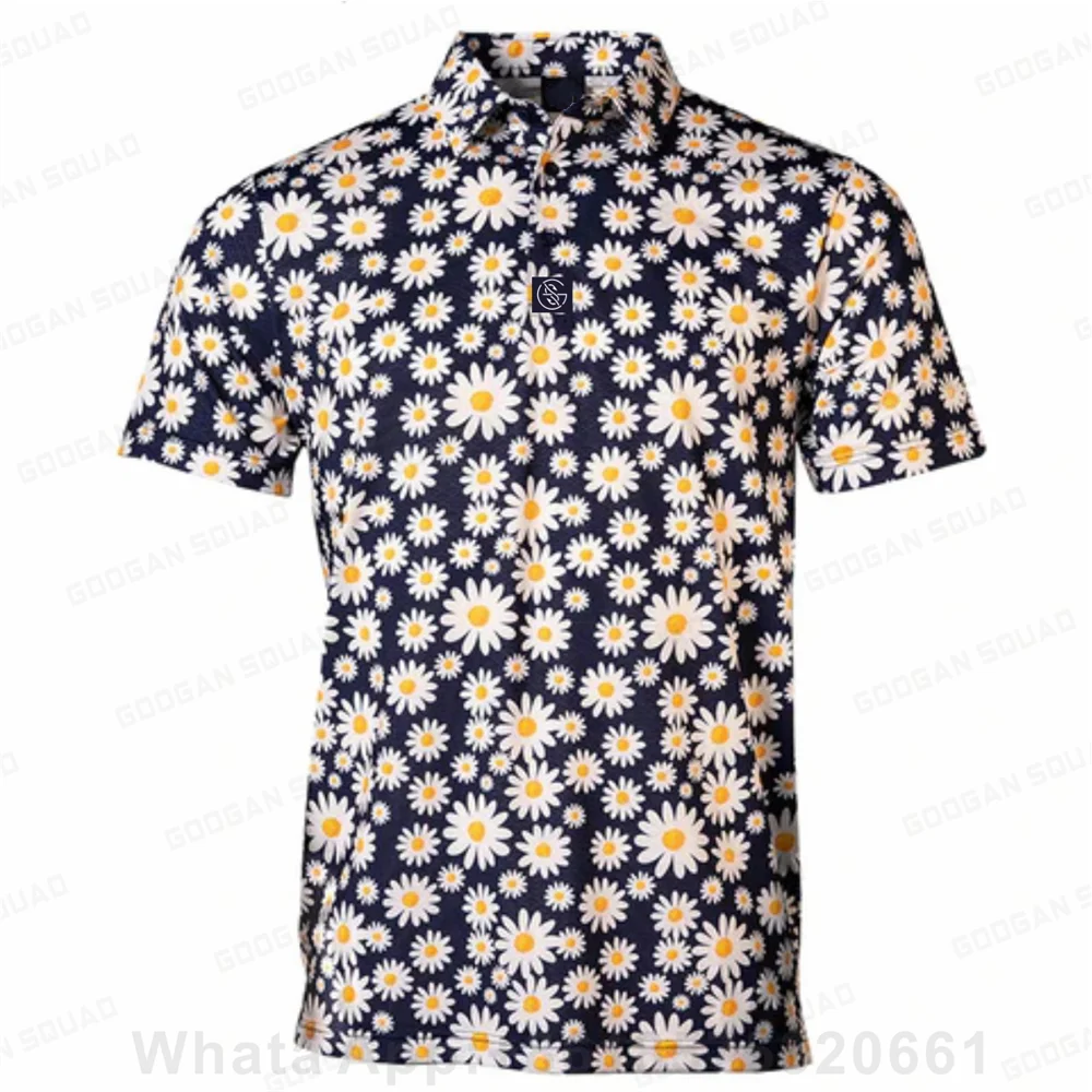 Men'S Fashion Golf Clothing - 남성용 폴로 티셔츠 반팔 폴로 셔츠