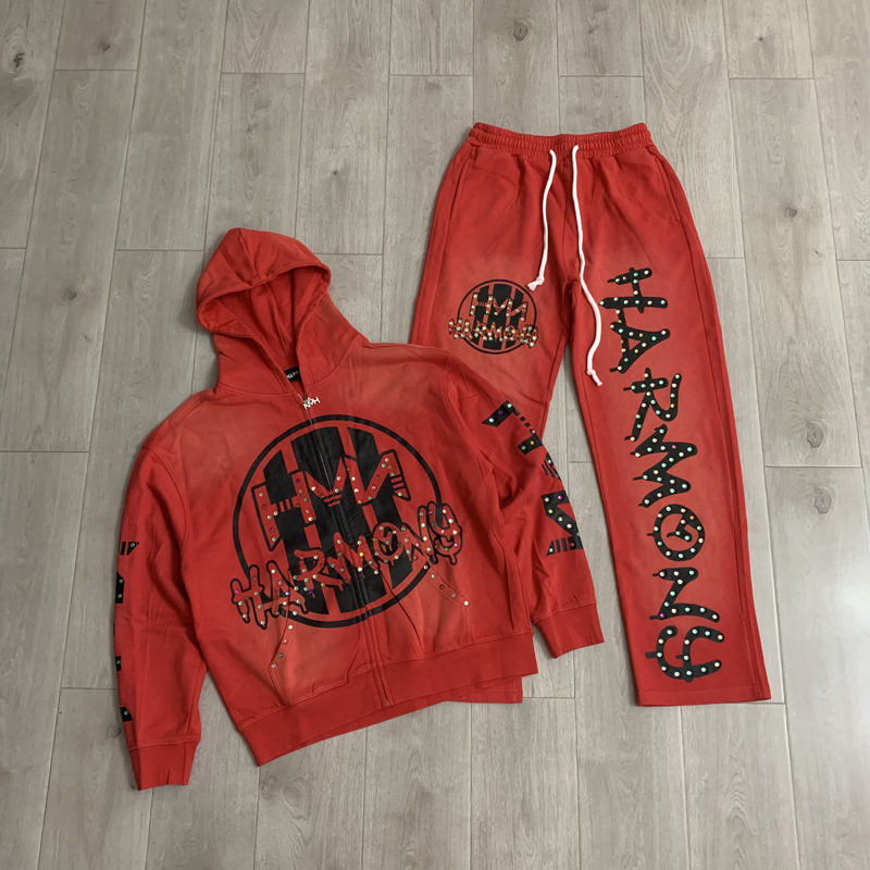 Quality Men'S Fashion - 패션 스트리트 패션 브랜드 HARMONY 후드티와