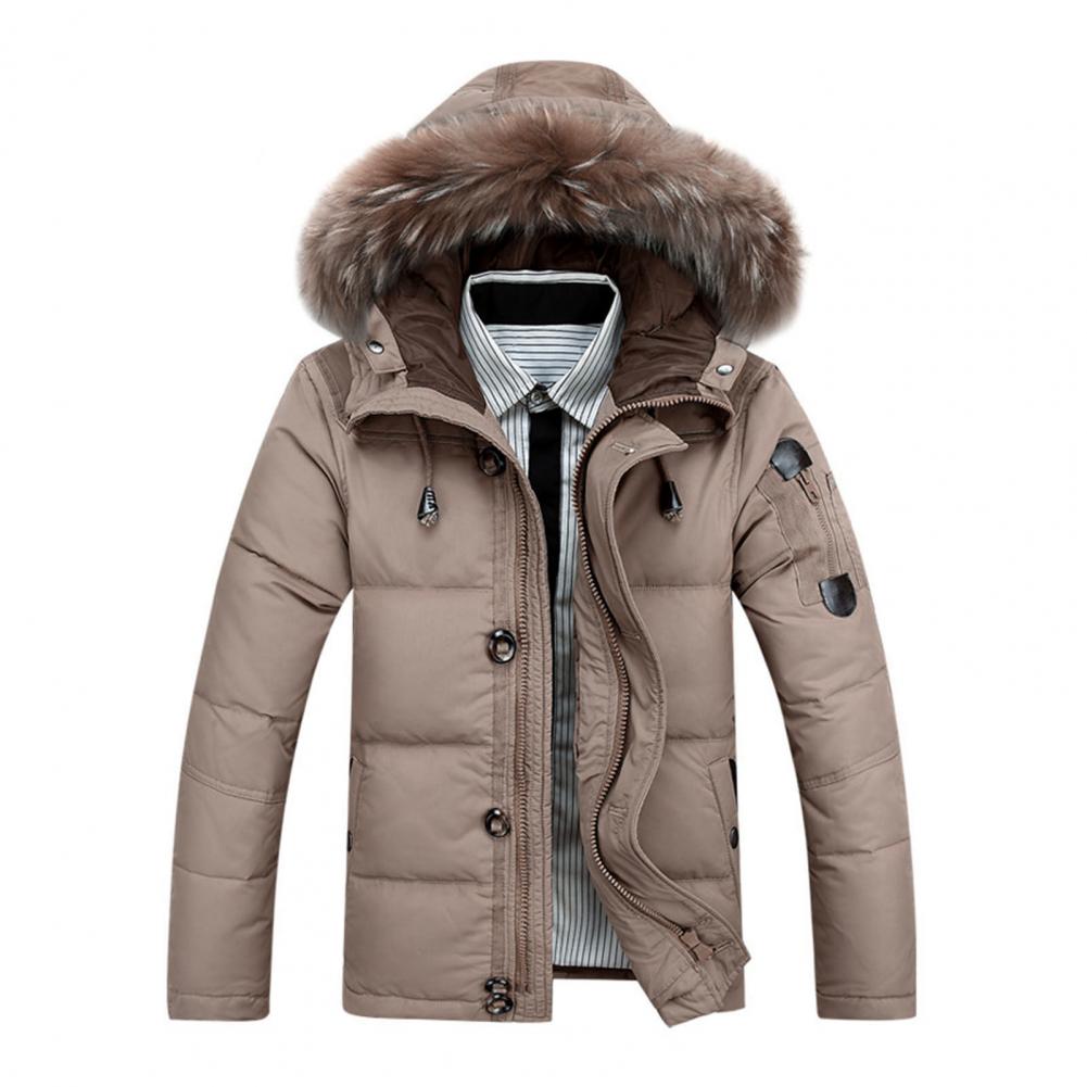 Men'S Fashion Zipper Jacket - 야외 활동 남성용 편안한 모자, 솔리드