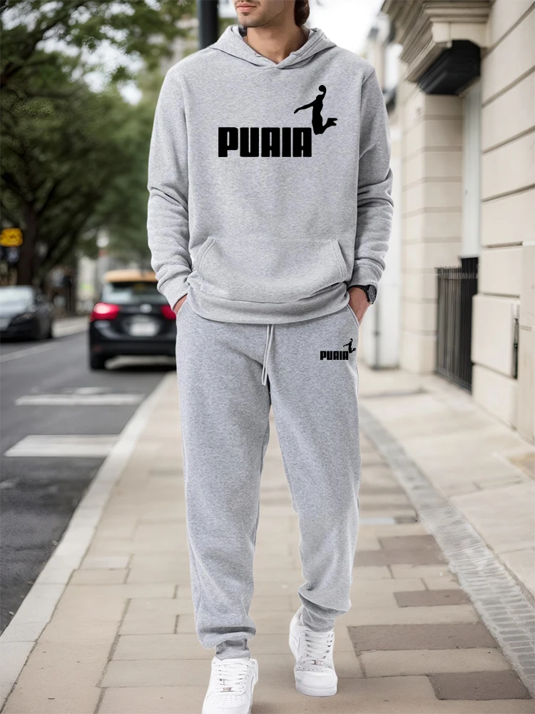 Mens Fashion Urban - 남성 세트/후드티/바지 2026 가을 겨울 캐주얼