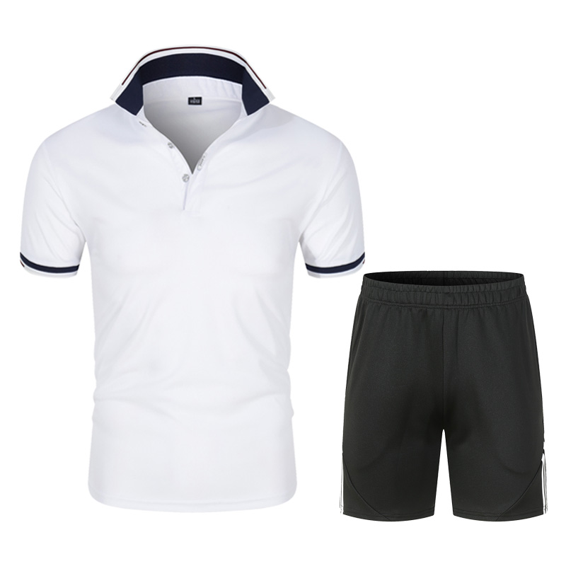 Men'S Fashion Golf Clothing - 여름 남성 폴로 셔츠 세트 2021