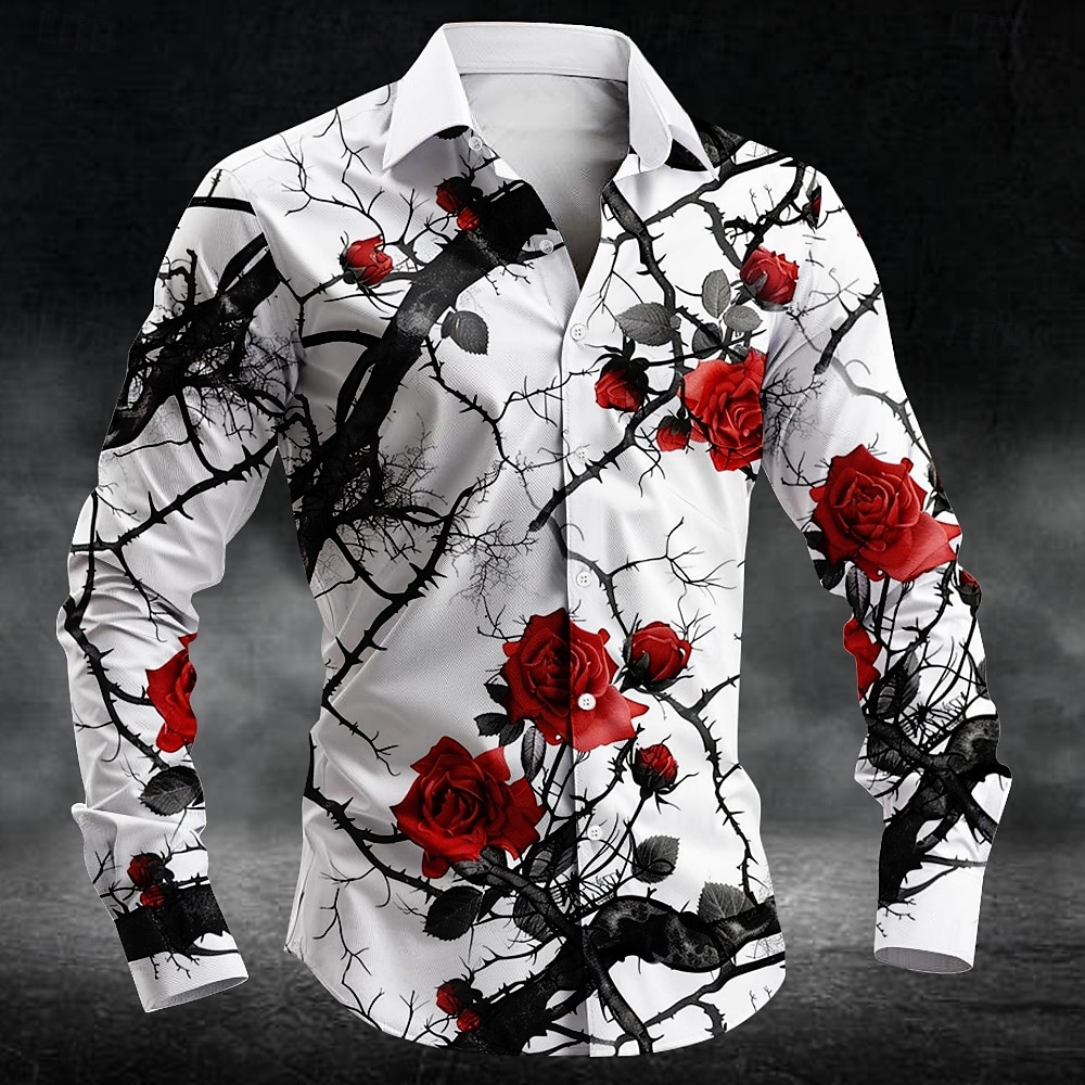 Men'S Fashion Outfits - 패션 매화 패턴 3d 인쇄 남성