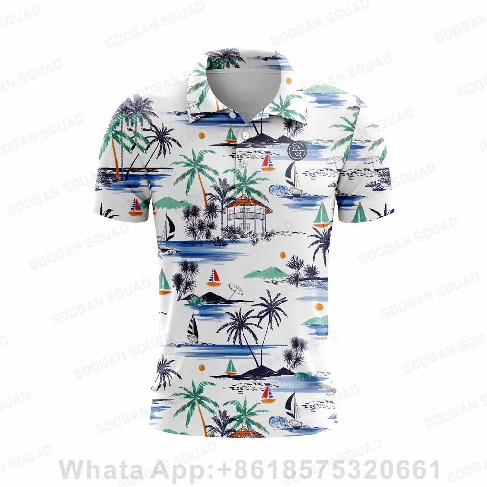 2023 신상 여름 하와이 스타일 남성 폴로셔츠 캐주얼 - Men'S Fashion Golf Clothing 리뷰 및 가격
