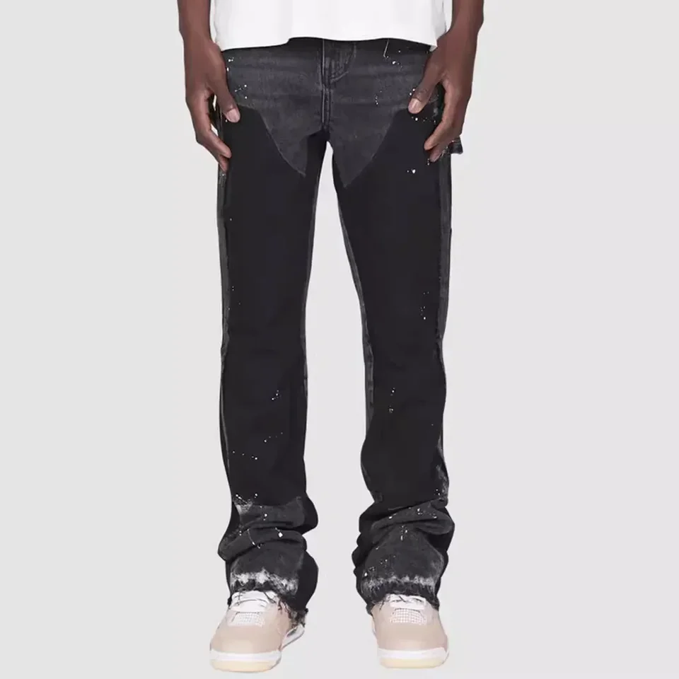 남성 패션 청바지 작업복 바지, 유럽 및 미국 패션 작 - Men'S Fashion Jeans And Boots 리뷰 및 가격