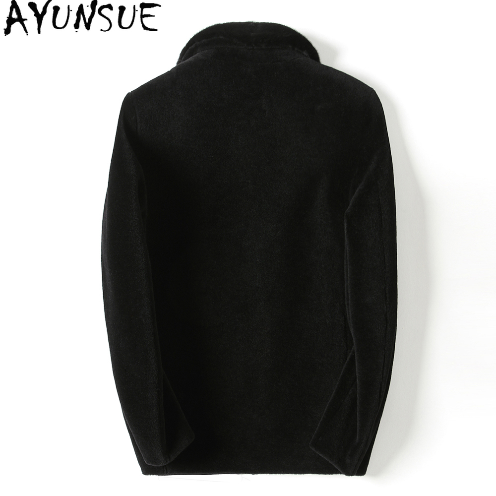 아윤수 캐주얼 100% 울 남성 코트 2025 가을 겨 - Men'S Fashion Zipper Jacket 리뷰 및 가격