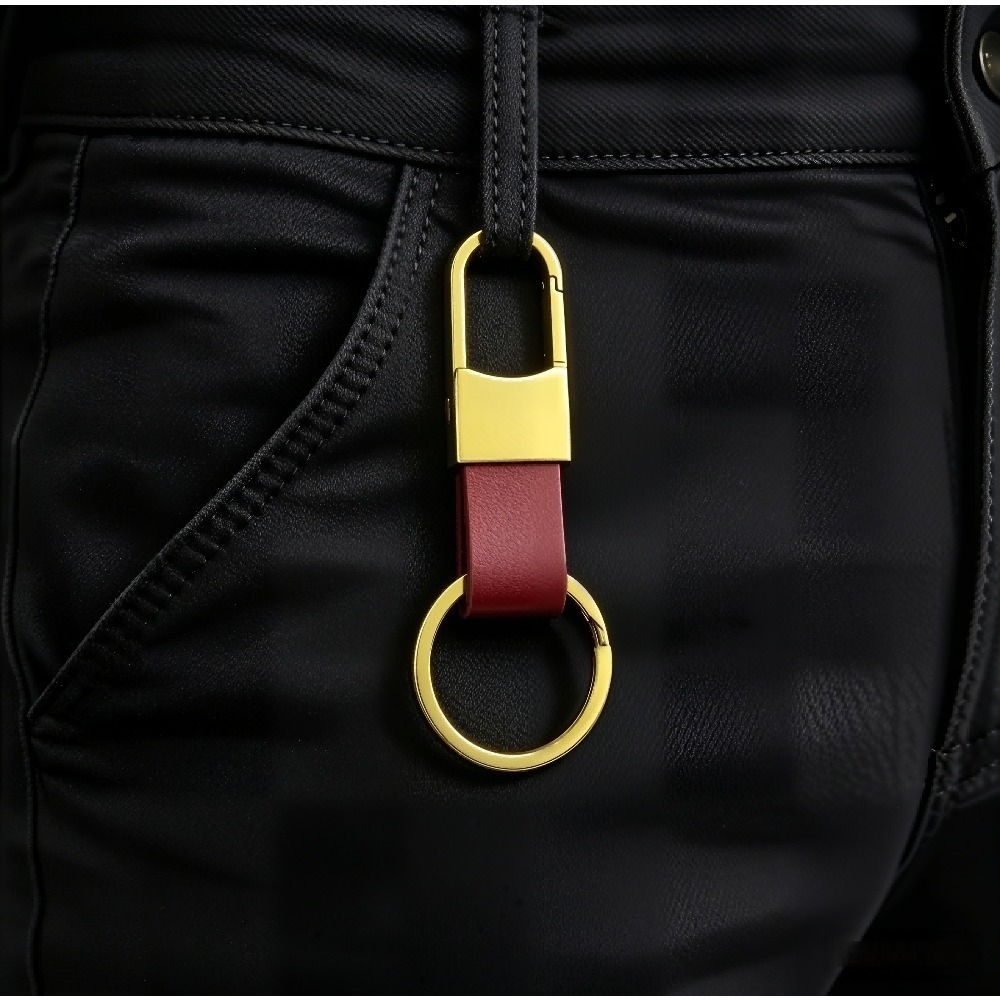 가죽 허리걸이 금속 정품 레이저 각인 키체인 비즈니스  - Men'S Fashion Gold Chain 리뷰 및 가격