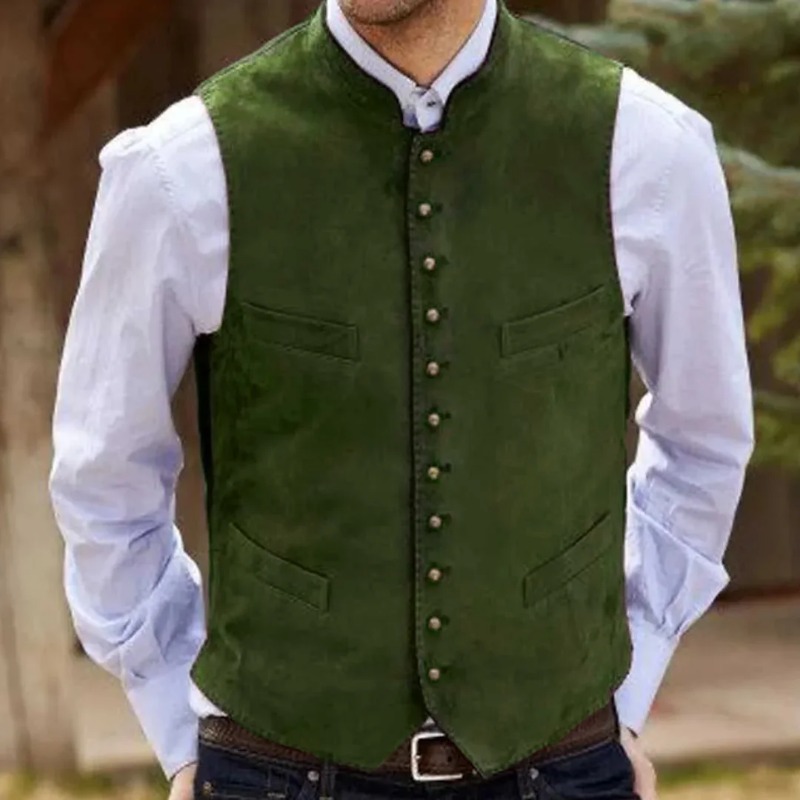 남성 조끼 커피 스웨이드 벨벳 싱글 버튼 조끼 결혼식  - Formal Waistcoat Vest 리뷰 및 가격