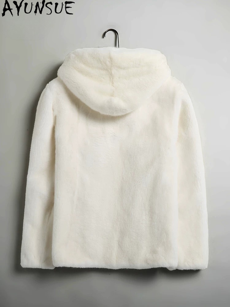 AYUSNUE 천연 밍크 코트 남성 고급 의류 패션 겨 - Men'S Fashion Zipper Jacket 리뷰 및 가격
