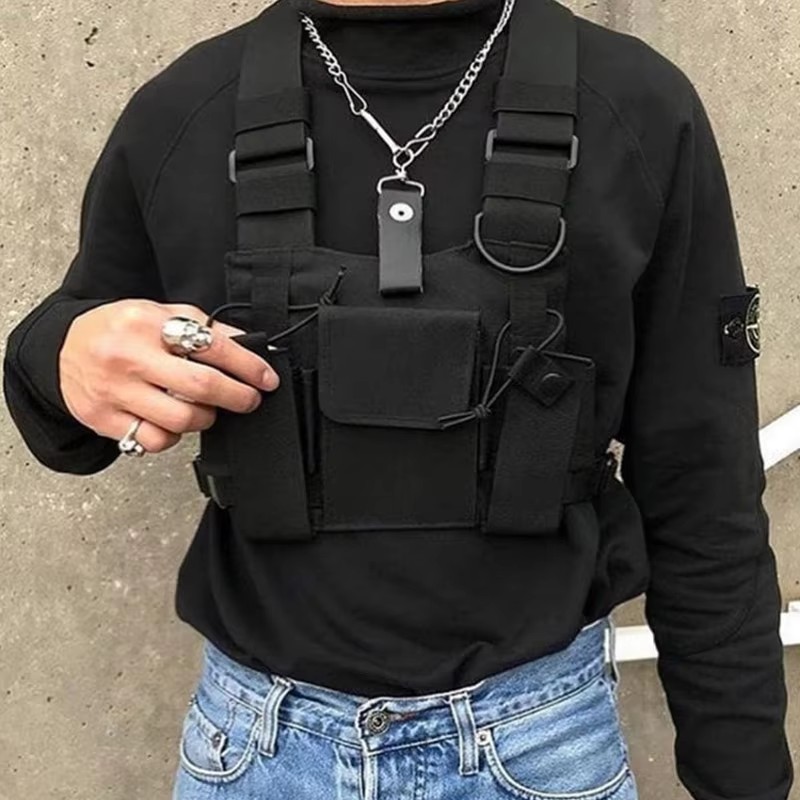 여성용 기능성 전술 가슴 가방 패션 불릿 힙합 조끼 스 - Formal Waistcoat Vest 리뷰 및 가격