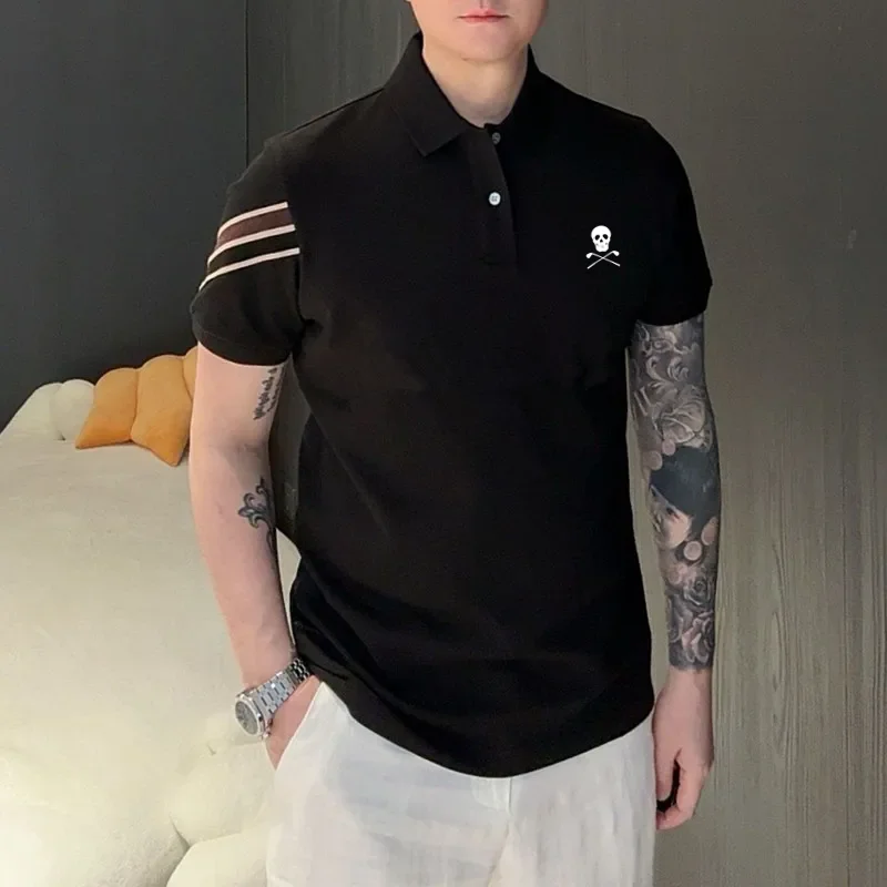 골프 탑 남성 골프웨어 여름 신작 폴로 셔츠 패션 비즈 - Men'S Fashion Golf Clothing 리뷰 및 가격