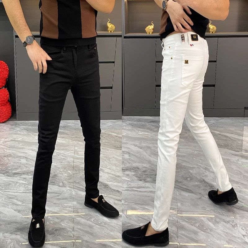 화이트 진 남성 유럽 상품 2025 여름 신상 패션 모 - Men'S Fashion Jeans And Boots 리뷰 및 가격