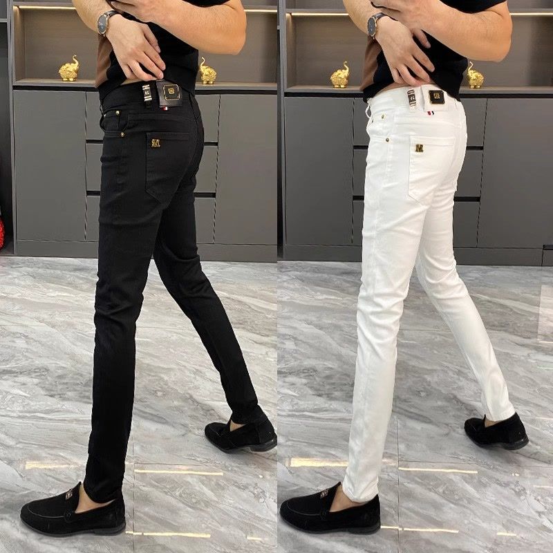 화이트 진 남성 유럽 상품 2025 여름 신상 패션 모 - Men'S Fashion Jeans And Boots 리뷰 및 가격