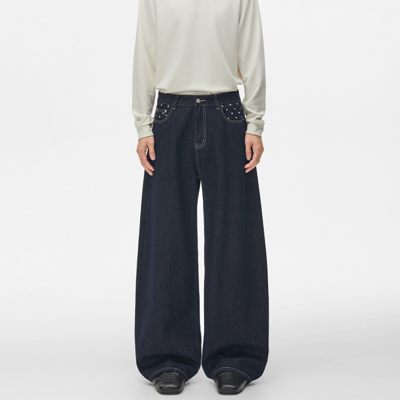 가을 디자인 스타 프린트 로우 데님 블루 진 남성 여성 - Men'S Fashion Jeans And Boots 리뷰 및 가격