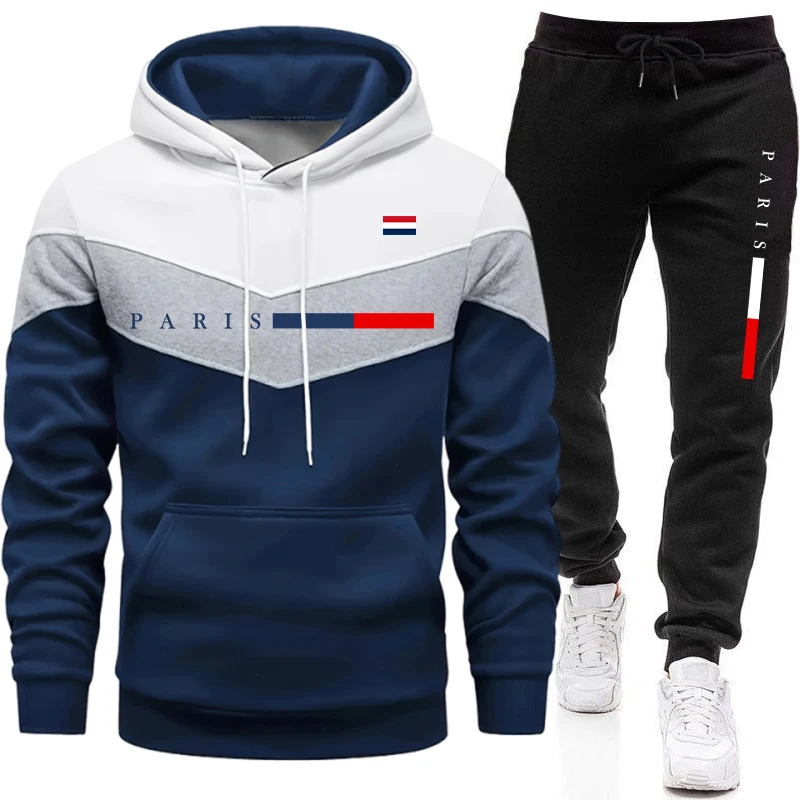 도시 캐주얼 패션 후드티 스포츠웨어 파리 프린트 풀오버 - Mens Fashion Urban 리뷰 및 가격