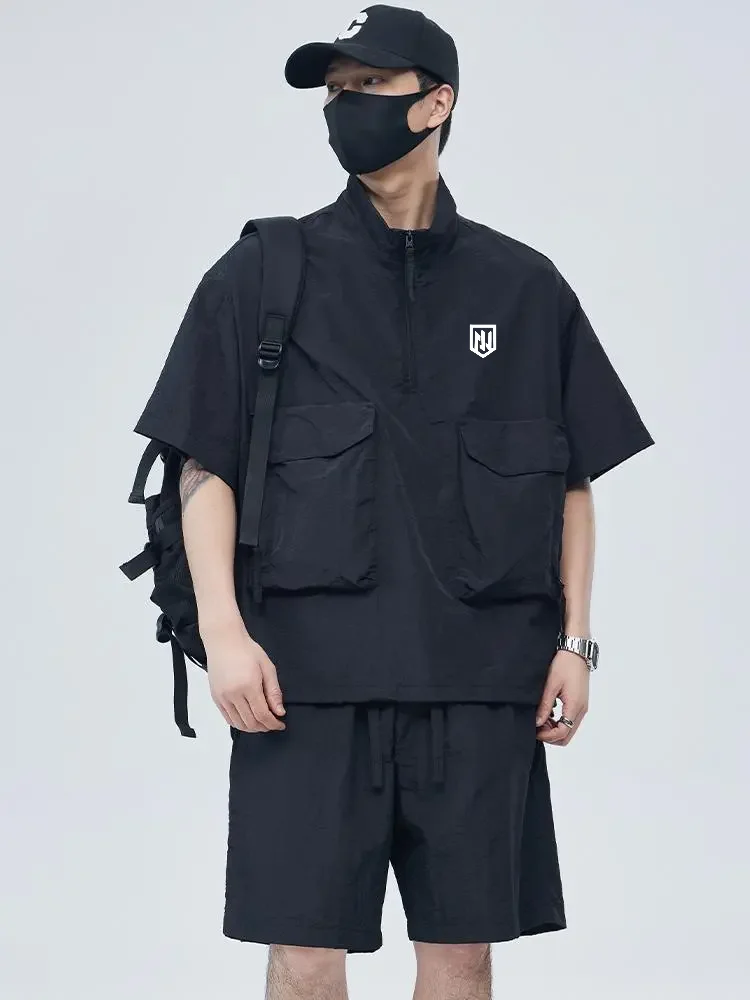 남성용 골프 세트 투피스 골프 셔츠 탑과 반바지 여름  - Men'S Fashion Golf Clothing 리뷰 및 가격