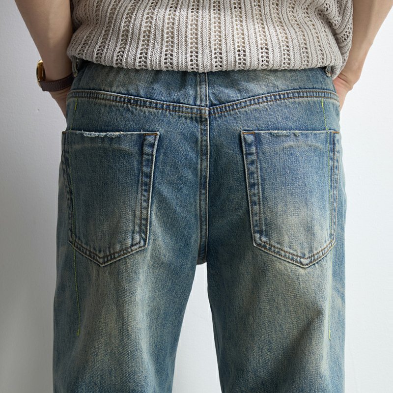 아메리칸 빈티지 마이크로 플레어 진 남성 스트릿웨어 패 - Men'S Fashion Jeans And Boots 리뷰 및 가격