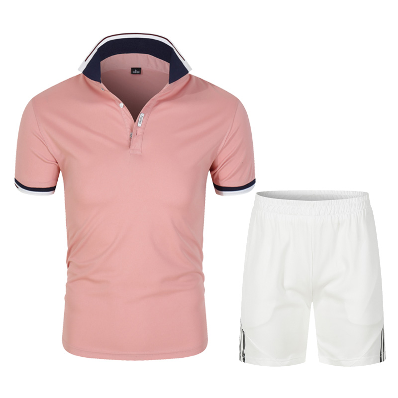 여름 남성 폴로 셔츠 세트 2021 캐주얼 Tracks - Men'S Fashion Golf Clothing 리뷰 및 가격