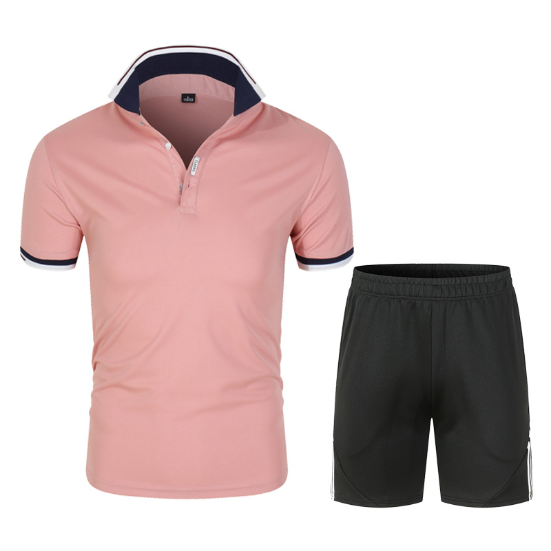 여름 남성 폴로 셔츠 세트 2021 캐주얼 Tracks - Men'S Fashion Golf Clothing 리뷰 및 가격