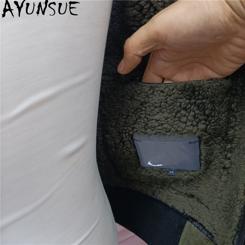 AYUNSUE 따뜻한 천연 모피 코트 남성 겨울 캐주얼 - Men'S Fashion Zipper Jacket 리뷰 및 가격
