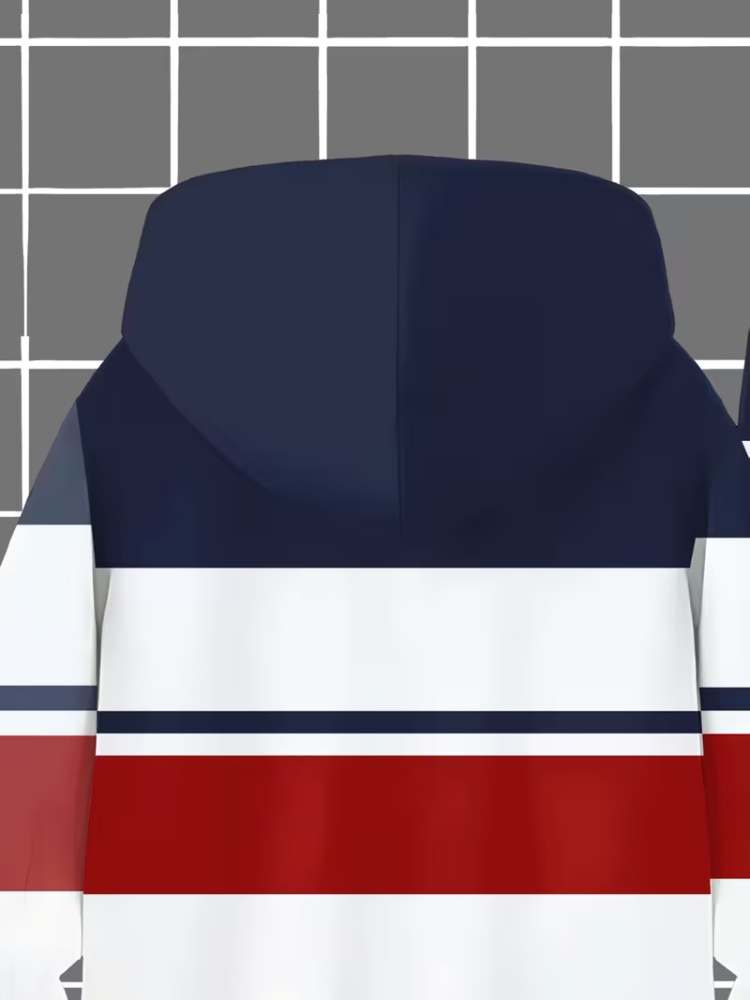 남성용 지퍼업 후드 트랙수트 세트 패션 컬러 블록 후드 - Men'S Fashion Zipper Jacket 리뷰 및 가격