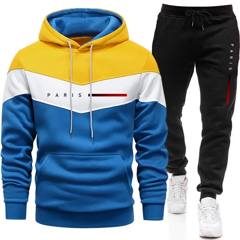 파리 패션 남성 후드티 세트 데일리 캐주얼 스포츠 후드 - Mens Fashion Urban 리뷰 및 가격