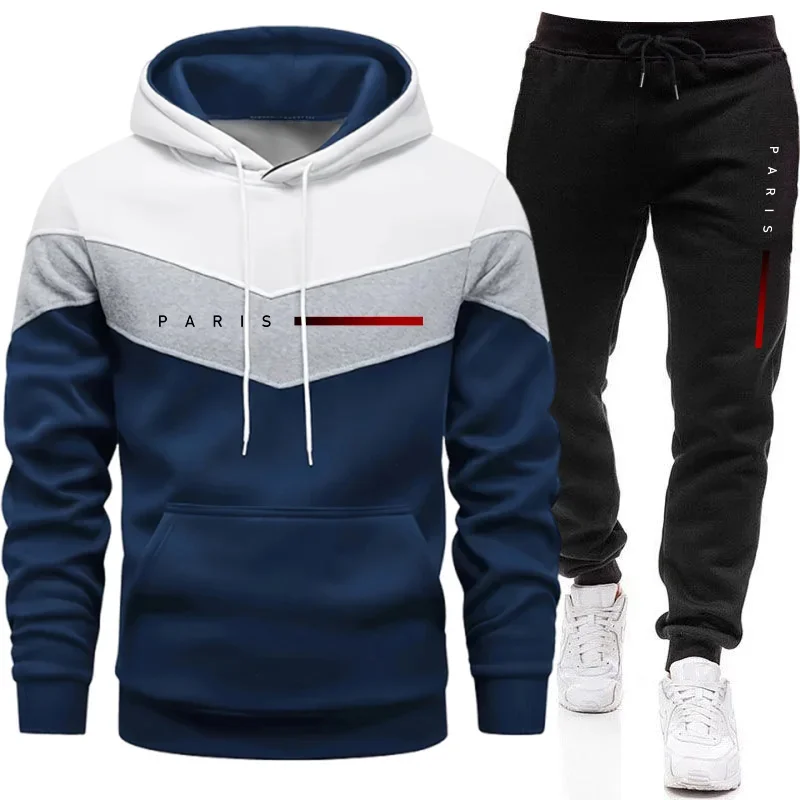 파리 패션 남성 후드티 세트 데일리 캐주얼 스포츠 후드 - Mens Fashion Urban 리뷰 및 가격