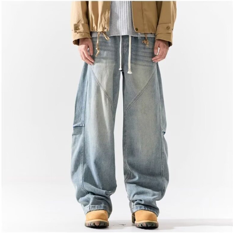 빈티지 남성 스트레이트 레그 아메리칸 스타일 데님 팬츠 - Men'S Fashion Jeans And Boots 리뷰 및 가격
