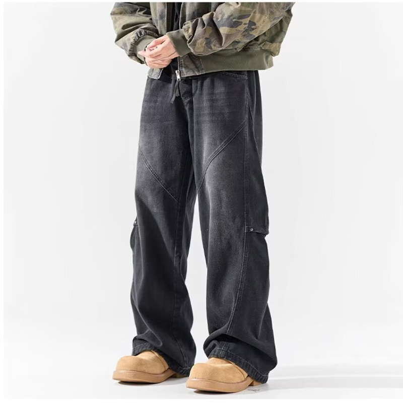 빈티지 남성 스트레이트 레그 아메리칸 스타일 데님 팬츠 - Men'S Fashion Jeans And Boots 리뷰 및 가격