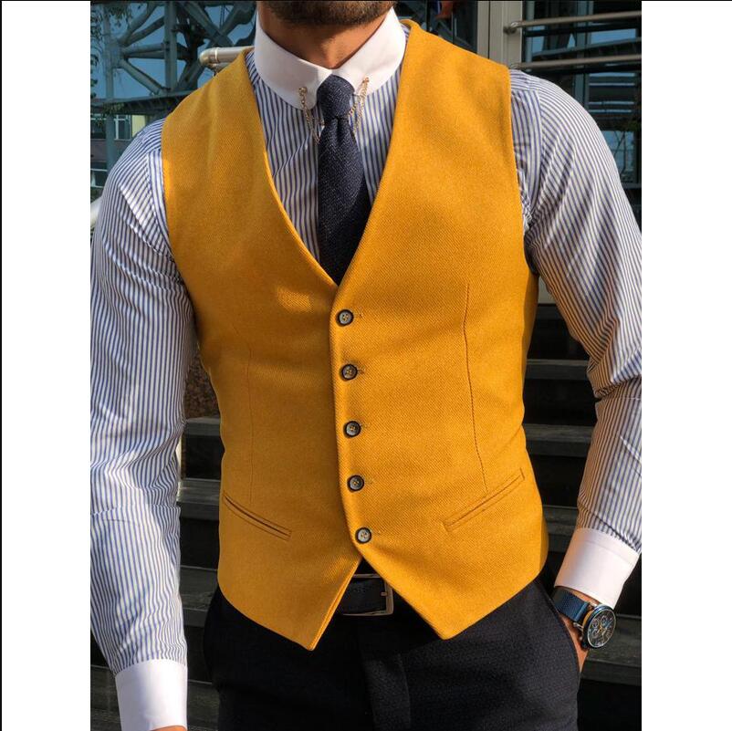 남성용 클래식 면 혼방 조끼, 슬림핏 정장 조끼, 남성 - Formal Waistcoat Vest 리뷰 및 가격
