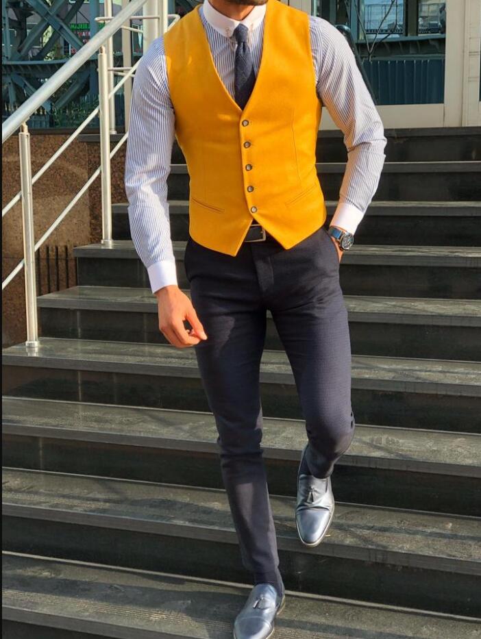 남성용 클래식 면 혼방 조끼, 슬림핏 정장 조끼, 남성 - Formal Waistcoat Vest 리뷰 및 가격